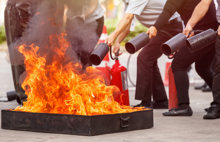 Loss prevention / Fire extinguisher